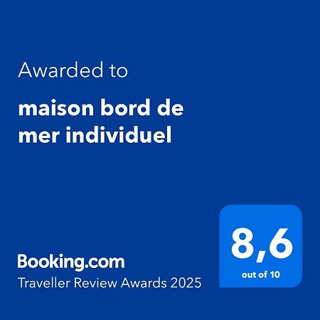 Maison Bord De Mer Individuel Gouville-sur-Mer Bagian luar foto