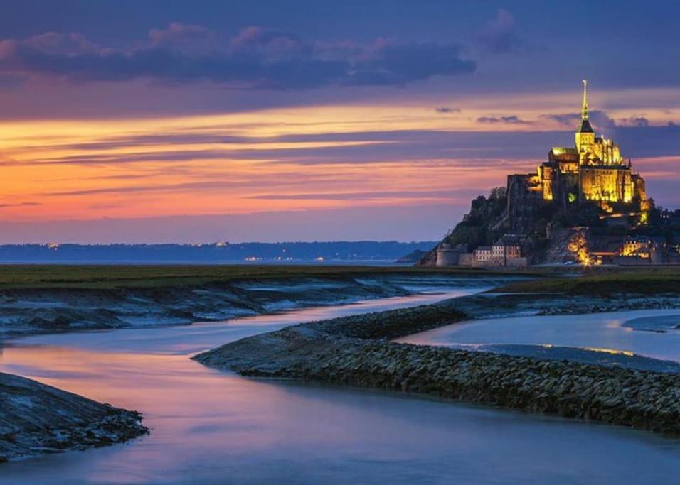 Maison Bord De Mer Individuel Gouville-sur-Mer Bagian luar foto