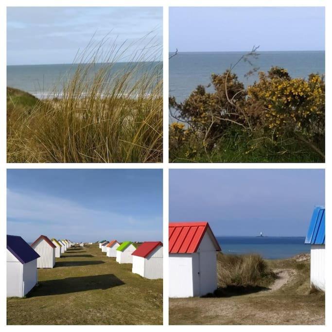 Maison Bord De Mer Individuel Gouville-sur-Mer Bagian luar foto