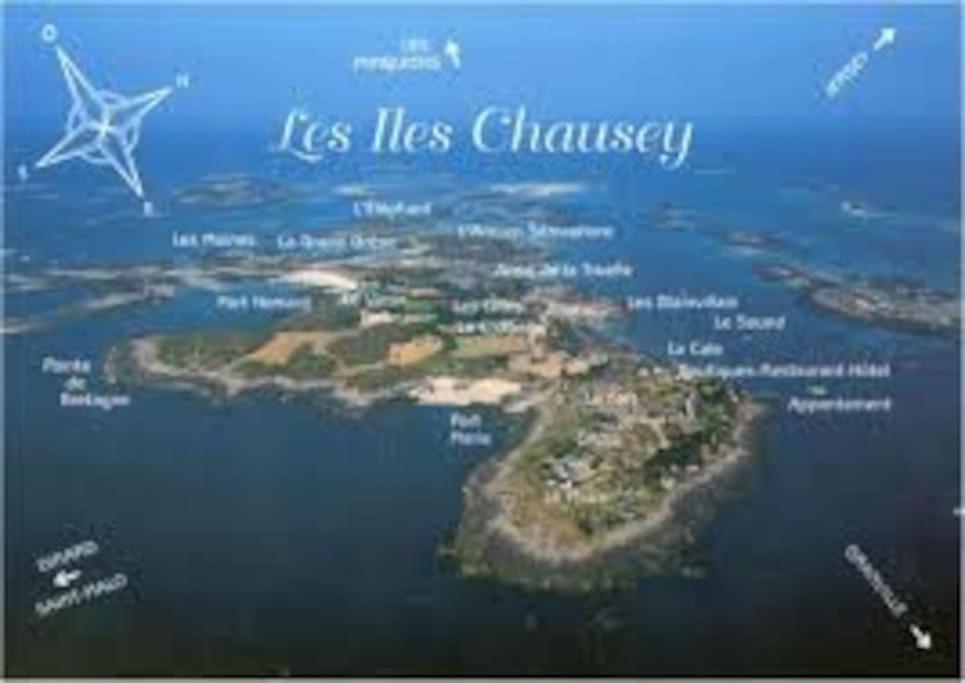 Maison Bord De Mer Individuel Gouville-sur-Mer Bagian luar foto
