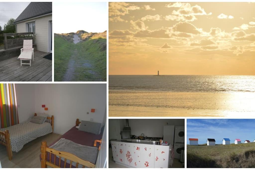 Maison Bord De Mer Individuel Gouville-sur-Mer Bagian luar foto